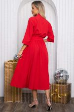 Платье с поясом Доминанта НЬЮ (алое) П14614-16М LT Collection