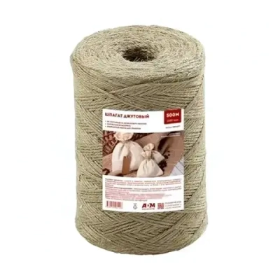 Шпагат джутовый 500м (+/- 10%) 1200 текс