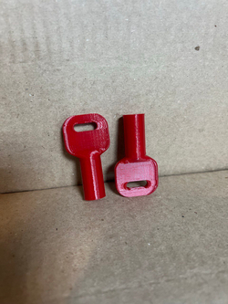 Ключ разблокировки для ворот CAME DoorHan GROW трёхгранный 2 шт. 119RIY077S 119RIY077