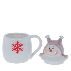 GAEM Кружка "Снеговик", 500 мл, L13 W10 H17 см