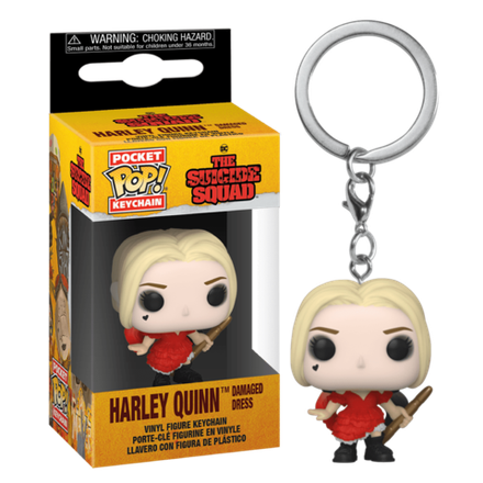 Брелок Funko Pocket POP! Keychain DC The Suicide Squad Harley (Damaged Dress)