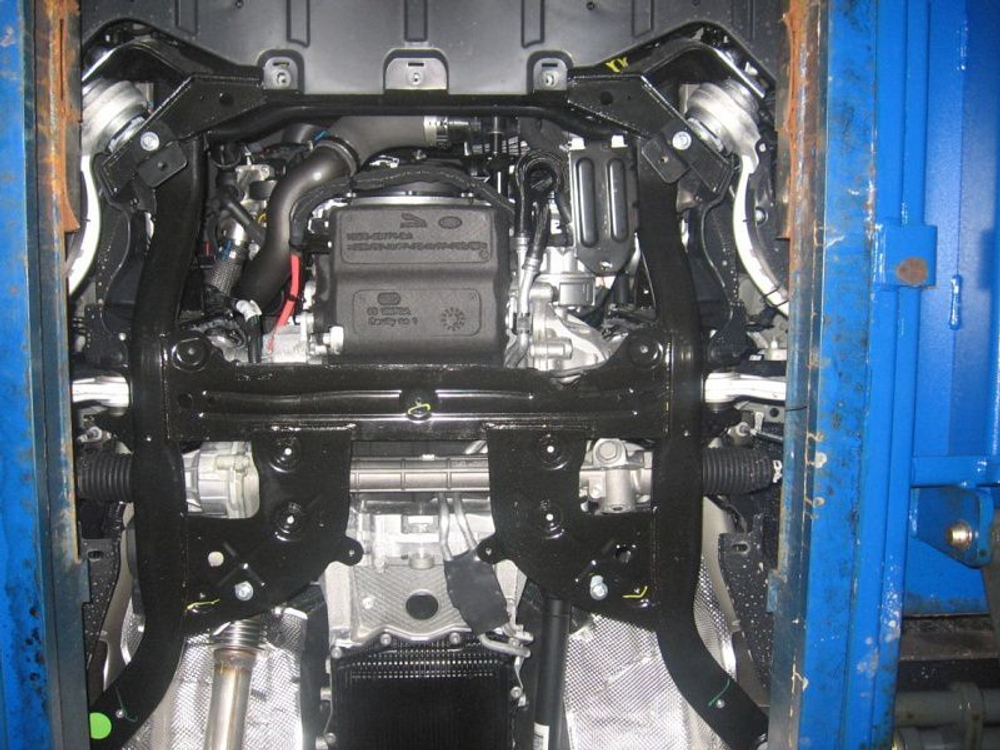 Защита картера и КПП Sheriff для Jaguar XF II (X260) 2016- арт.28.3331