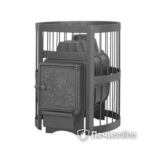 Печь для бани Везувий Легенда Стандарт 16 ДТ-4 без выносного тоннеля чугун
