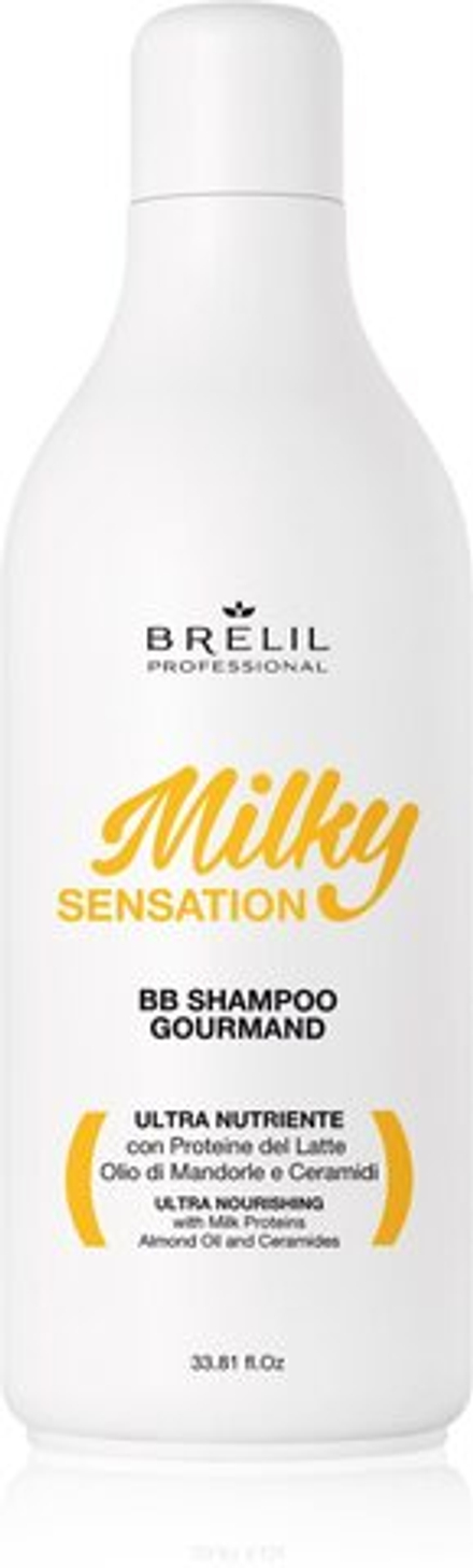 Brelil Numero BB Milky Shampoo - регенерирующий шампунь для ослабленных и поврежденных волос /   1000  ml  / GTIN 8011935084432