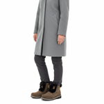 Унты-ботиночки женские из замши и норки