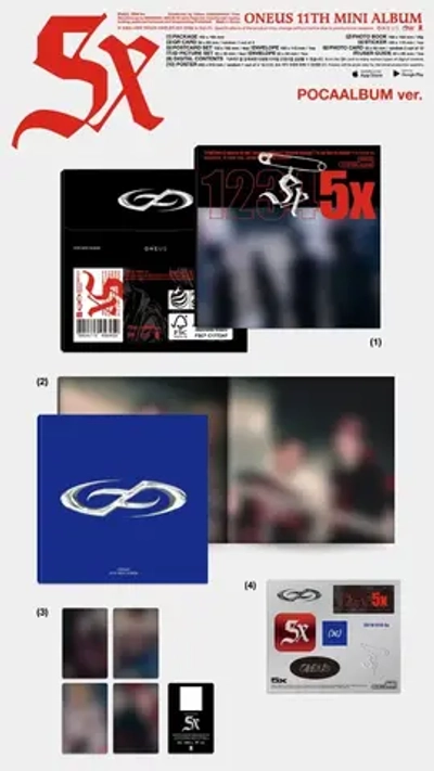 Альбом ONEUS - 5x [Pocaalbum ver.]