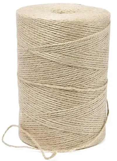 Шпагат крепежный ДЖУТОВЫЙ натуральный, 1200 м