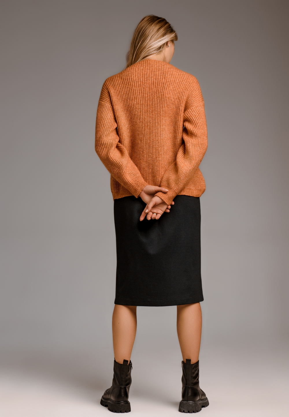 Юбка с контрастной строчкой Тамбовчанка