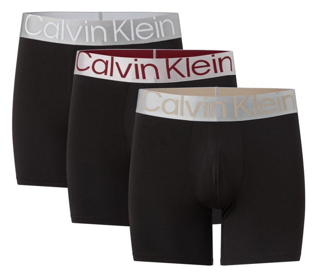 Мужские спортивные боксеры Calvin Klein Boxer Brief 3P - b-red carpet/white/tuffet logos