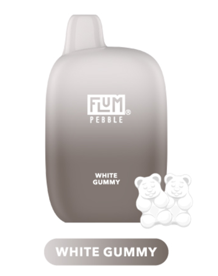 FLUM Pebble White gummy (Мармеладные мишки) 6000 затяжек 20мг (2%)