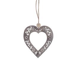 GAEM Украшение новогоднее "Сердце", L9 W0,5 H10 см, 3в.