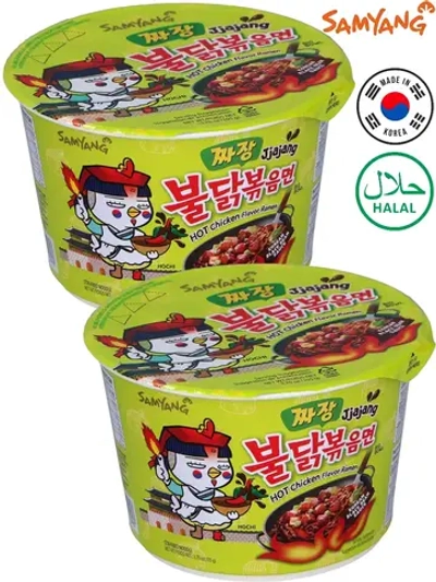 Лапша острая со вкусом курицы в соусе Чачжан 105 г * 2 шт