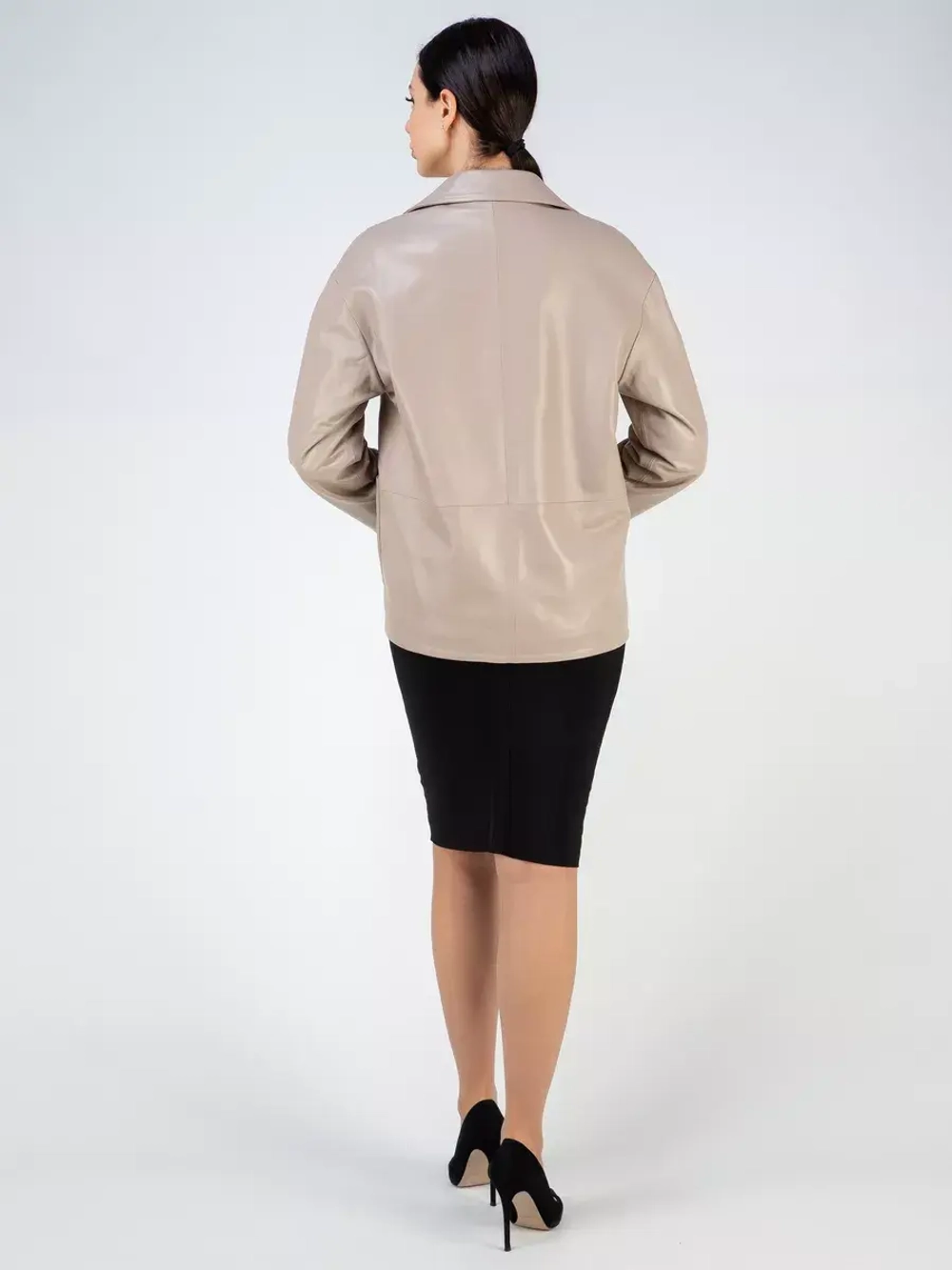 Куртка кожаная натуральная Турция блейзер