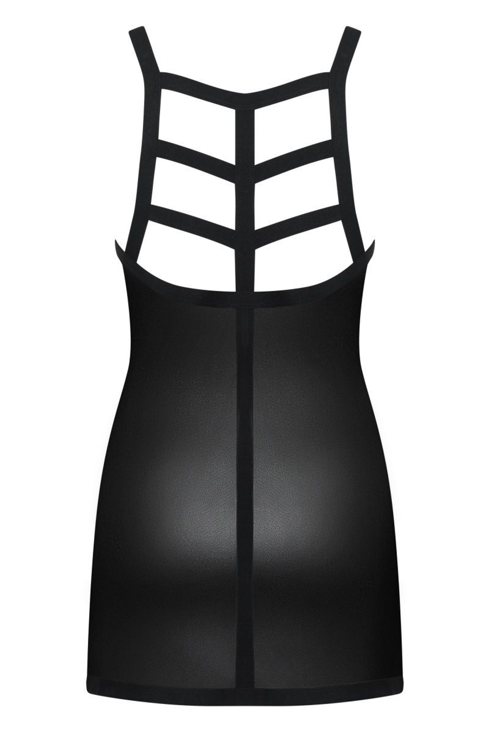 Эффектное платье Leatheria (Размер: L-XL) (Цвет: черный)