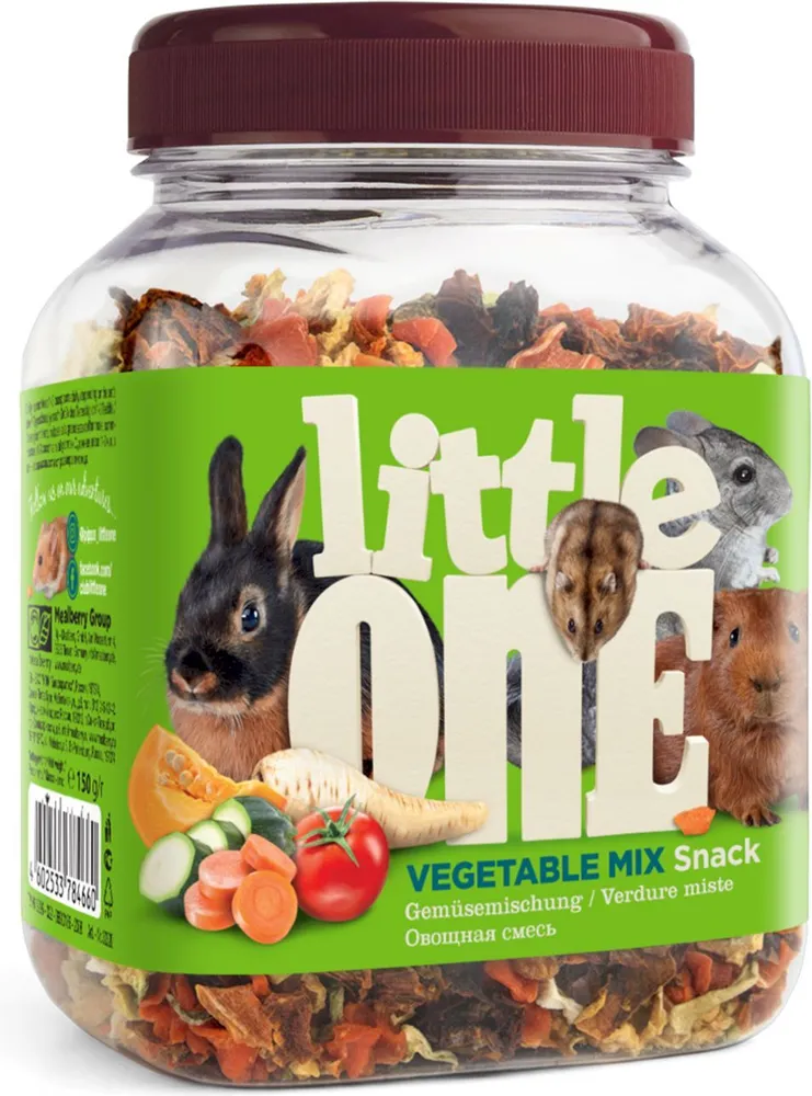 Лакомство для грызунов Little One 150г Овощная смесь для всех видов грызунов