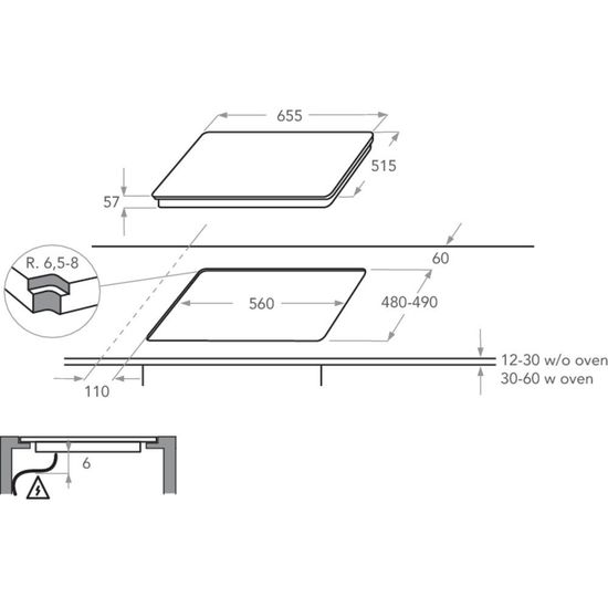 Индукционная варочная панель KitchenAid KHIAS 86500