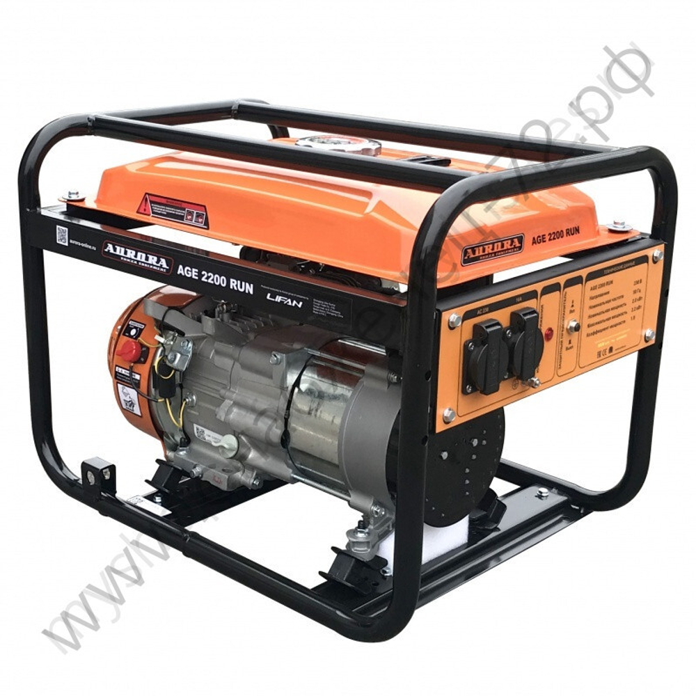 Бензогенератор Aurora AGE 2200 RUN (увеличенный топливный бак)