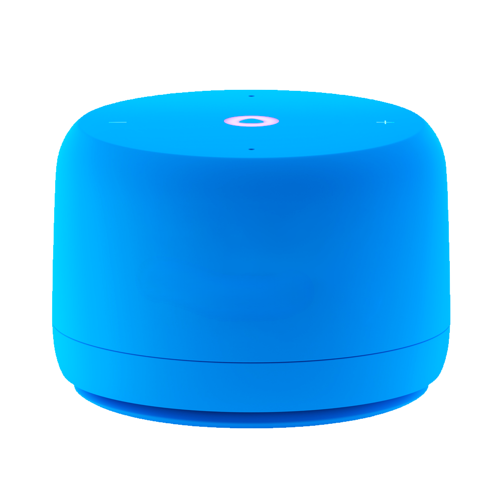 Умная колонка Яндекс Станция Лайт 2 (без часов) с Алисой на YaGPT, Синий