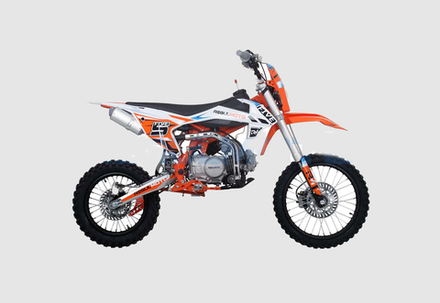 Питбайк Regulmoto FIVE EA (полуавтомат КПП) (Оранжевый/белый)
