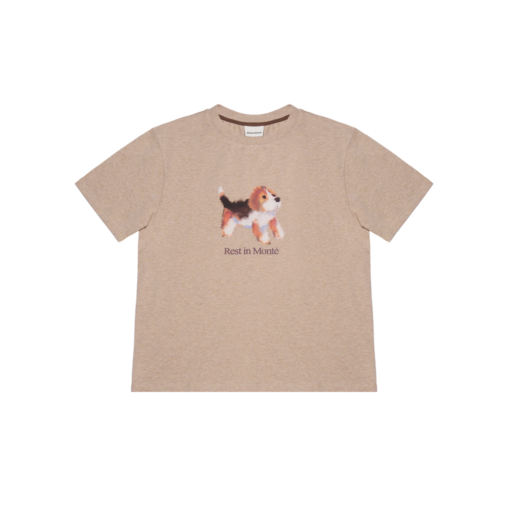 Футболка Nothomme Monterest Loose T-shirt "Muyun Gold" Women's