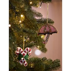 Набор ёлочных украшений Christmas blink из коллекции New Year Essential, 3 шт.