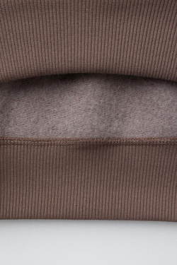 ZARA ТОЛСТОВКА С ПРИНТОМ CINNAMOROLL © SANRIO FLOCK, КОРИЧНЕВЫЙ