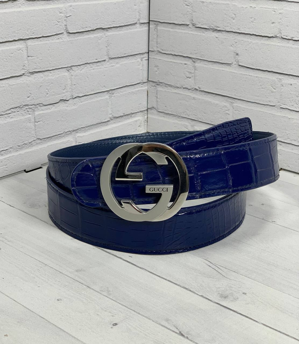 Ремень Gucci из кожи крокодила, арт. 474498789