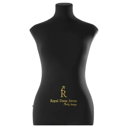 Манекен портновский Кристина, тип фигуры Песочные часы, комплект Стандарт, размер 44, цвет черный, в комплекте магнит-трафарет