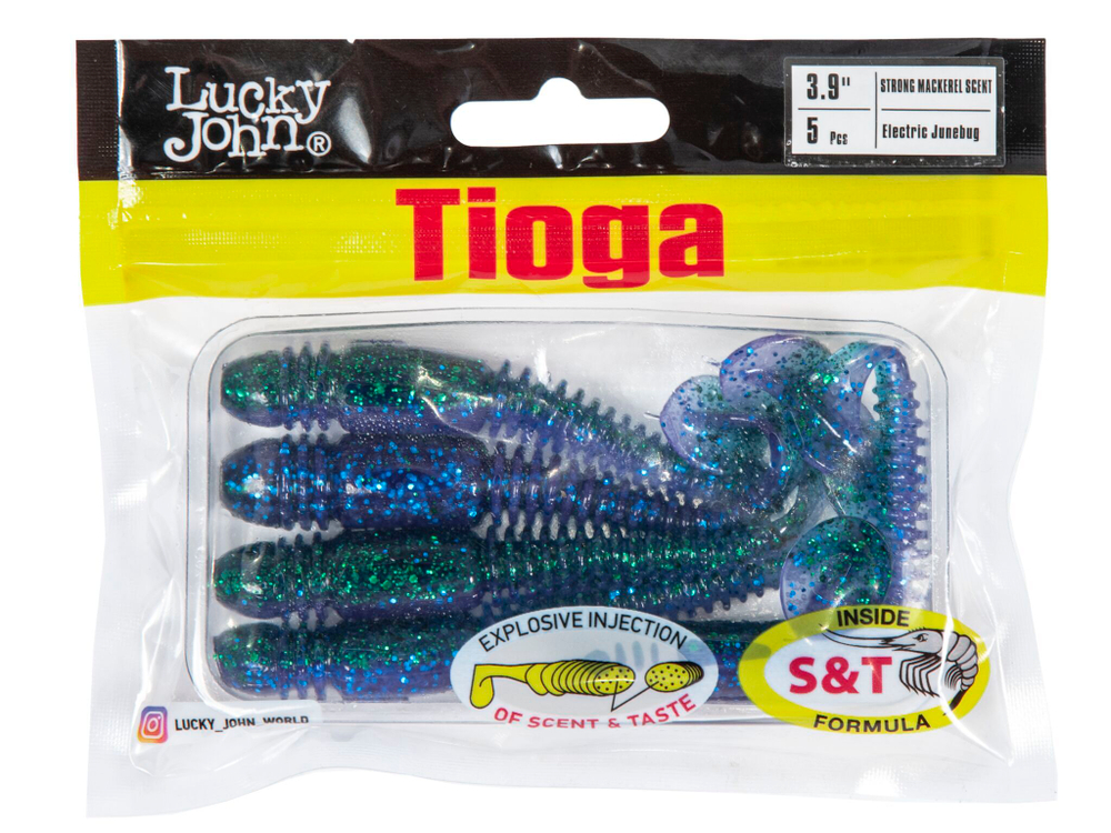 Мягкая съедобная приманка LJ Pro Series Tioga 3.9 in (100 мм), цвет Z13, 5 шт