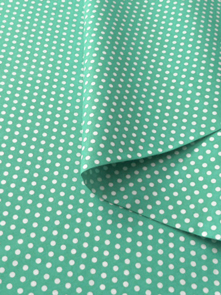 Ткань бязь плательная, рис. " Горох 6 мм", ширина 150 см, арт. 048