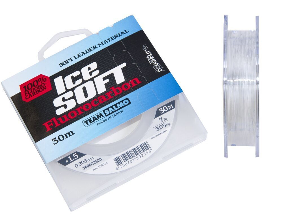 Леска монофильная Team Salmo ICE SOFT FLUOROCARBON 030/040