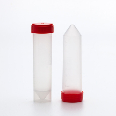 Пробирка ПП 50мл, 30х117, конич., с осн.(юбкой), град., стер., крышка-винт., 50шт./уп.