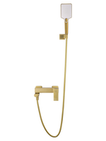 Смеситель для ванны с душем WONZON & WOGHAND CUBE, Брашированное золото (WW-88639016-BG)