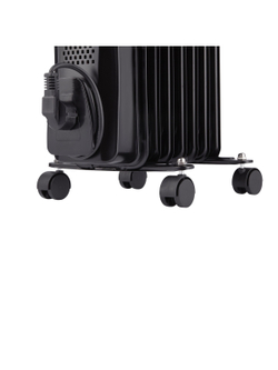Масляный радиатор Ballu Classic black BOH/CL-09BRN 2000 (9 секций)