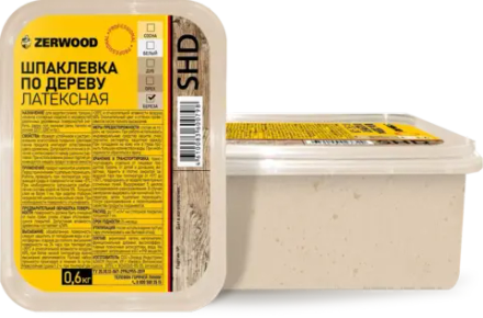 ZERWOOD SHD Шпаклевка по дереву БЕРЕЗА 0,6кг (ИжСинтез)