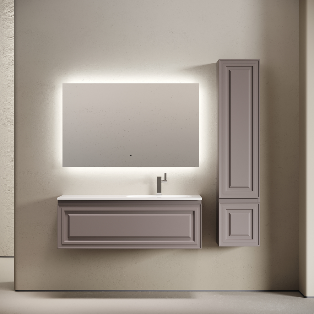 Тумба подвесная SANCOS Very  правая 1195х445х406, c одним  ящиком оснащенным доводчиками, Doha Soft , арт.VR120RSM