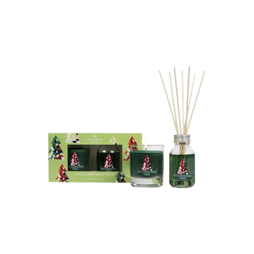 Подарочный набор диффузор и свеча «Oh, Christmas Tree»