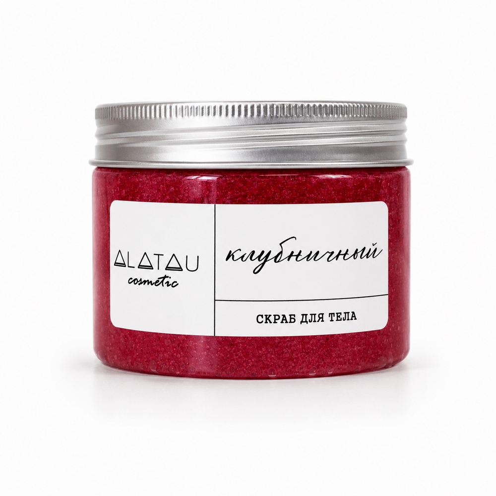 Скраб для тела Клубничный 300г (Alatau Organic)
