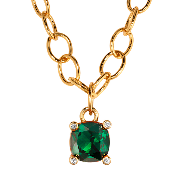 Колье Dyrberg Kern RAMINA SG EMERALD GREEN 450125