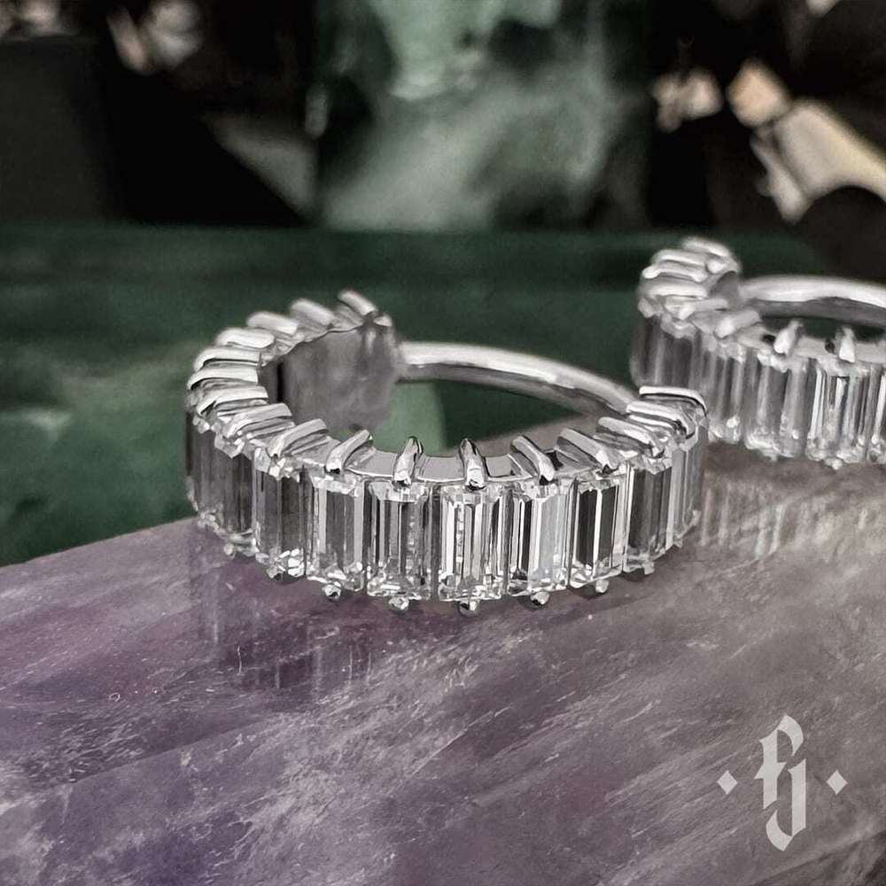 Кликер "Idol Mini" - Белое золото - White CZ