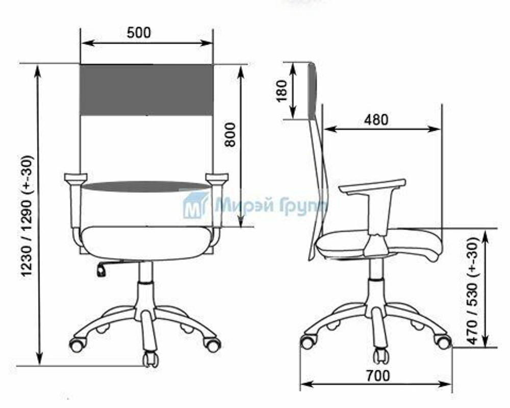 Кресло для руководителя МГ-18 RSJ АМЕРИКА