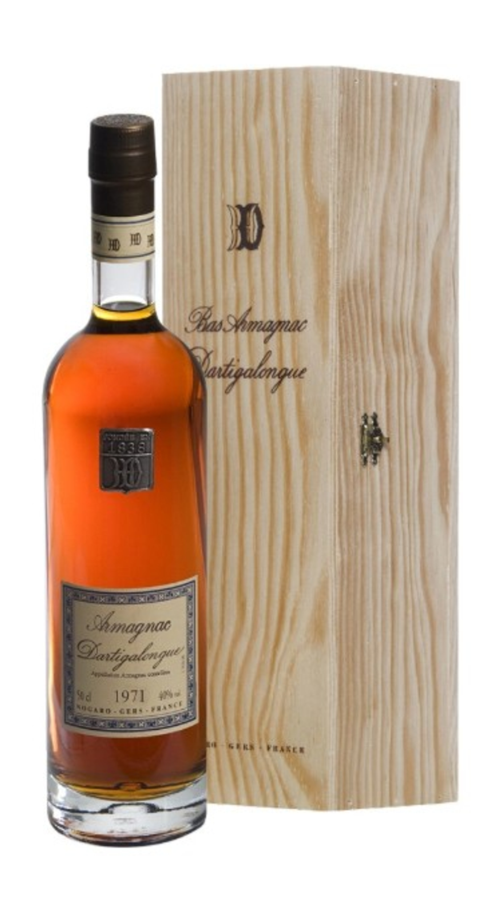 Арманьяк Dartigalongue, Bas Armagnac AOC, 1971, 0.5 л.