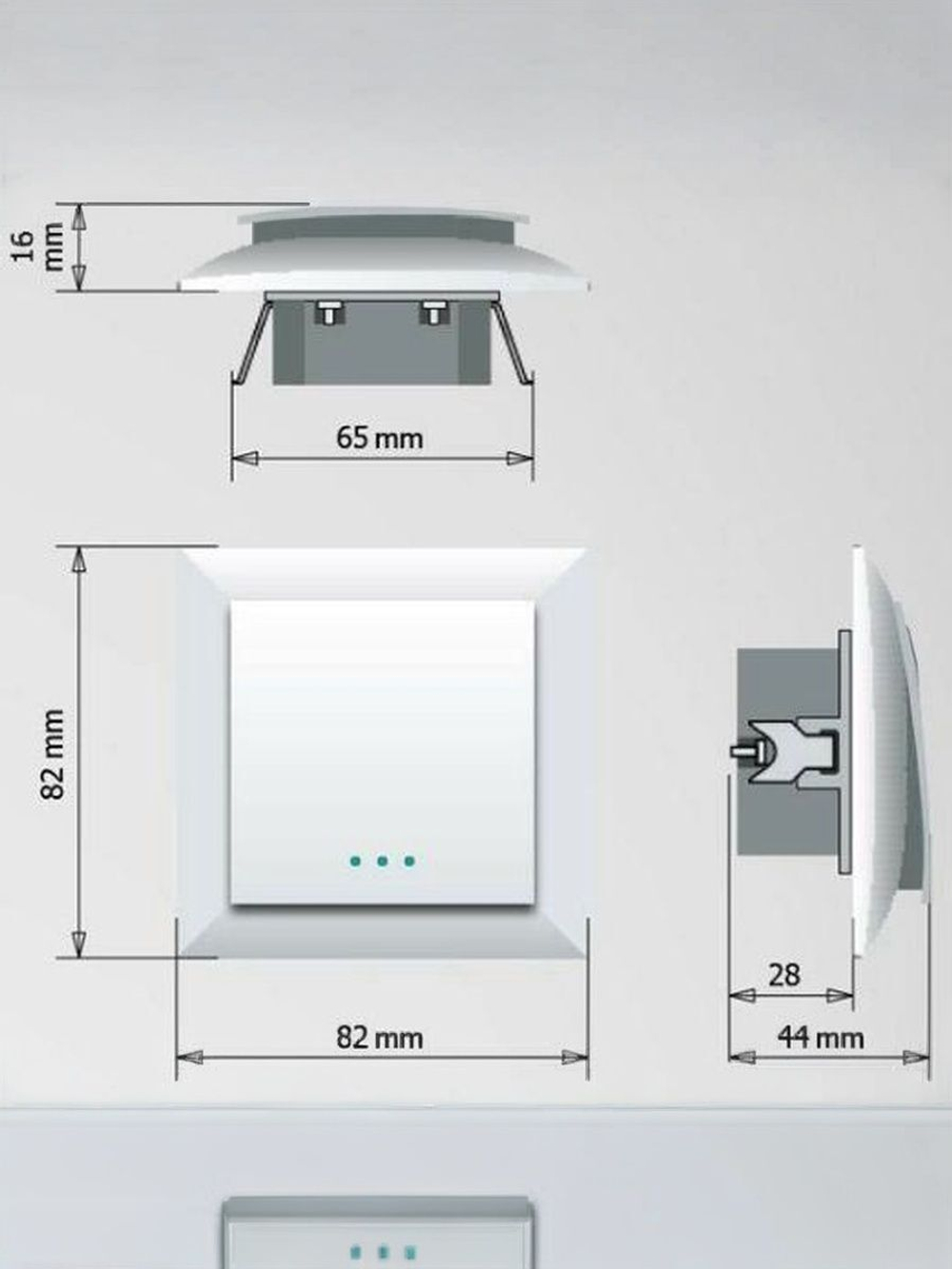 Рамка 4-я горизонтальная Profitec Optima белая 940135