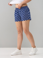 Шорты Н-141Х/джинс-крупныйгорох