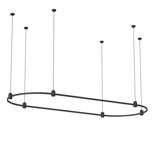 ST8057.411.26 Готовая конструкция для модульных светильников FARM без светильников, без блока питания ST-Luce Черный