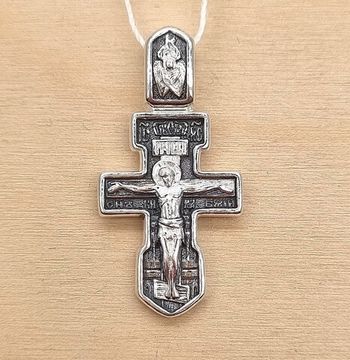 Крест православный. Распятие Христово. Николай Чудотворец.