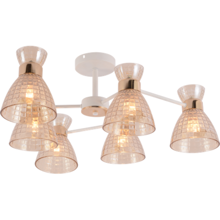 Люстра Rivoli Frances 9182-306 6хЕ27 60 Вт модерн