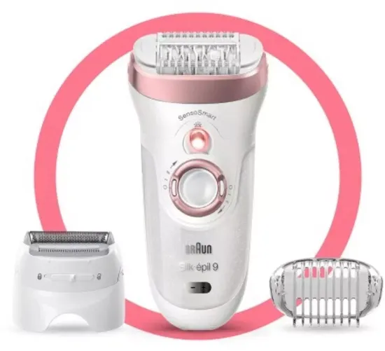 Эпилятор Braun 9725 Silk-epil 9 SensoSmart, белый