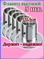 Держатель для штанги в шкаф для вешалок