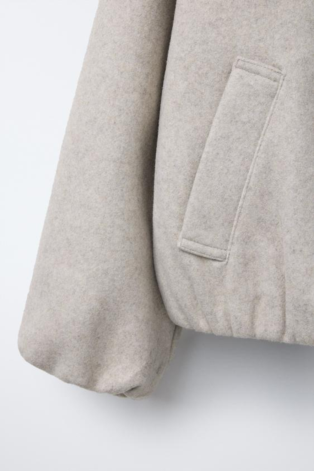 ZARA БОМБЕР SOFT TOUCH, ПЕСОЧНЫЙ